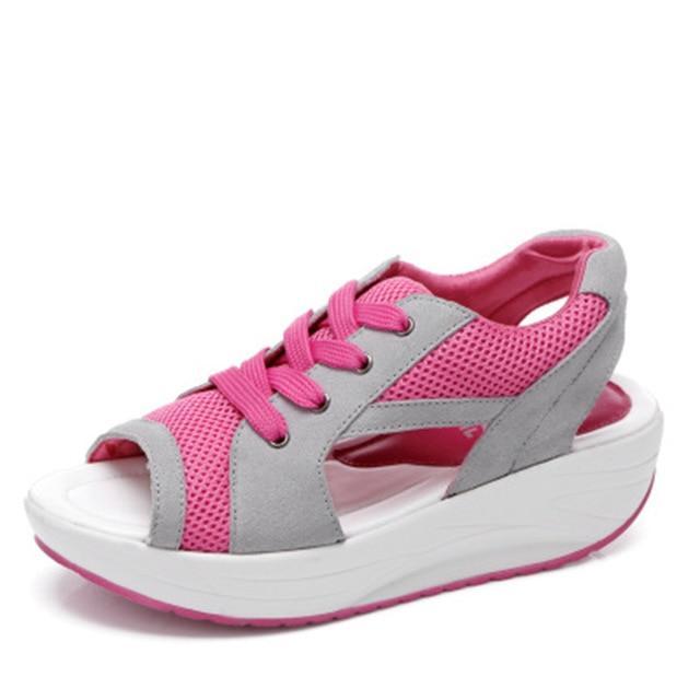 Fashion  Women Sandals Casual Mesh Breathable Shoes