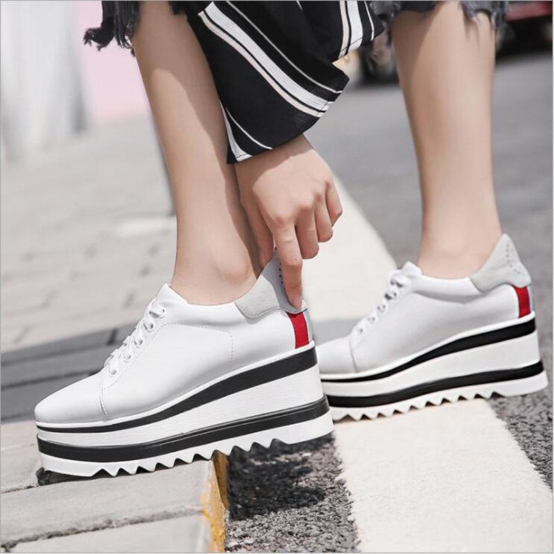 Women casual shoes fashion breathable Walking mesh lace up flat shoes