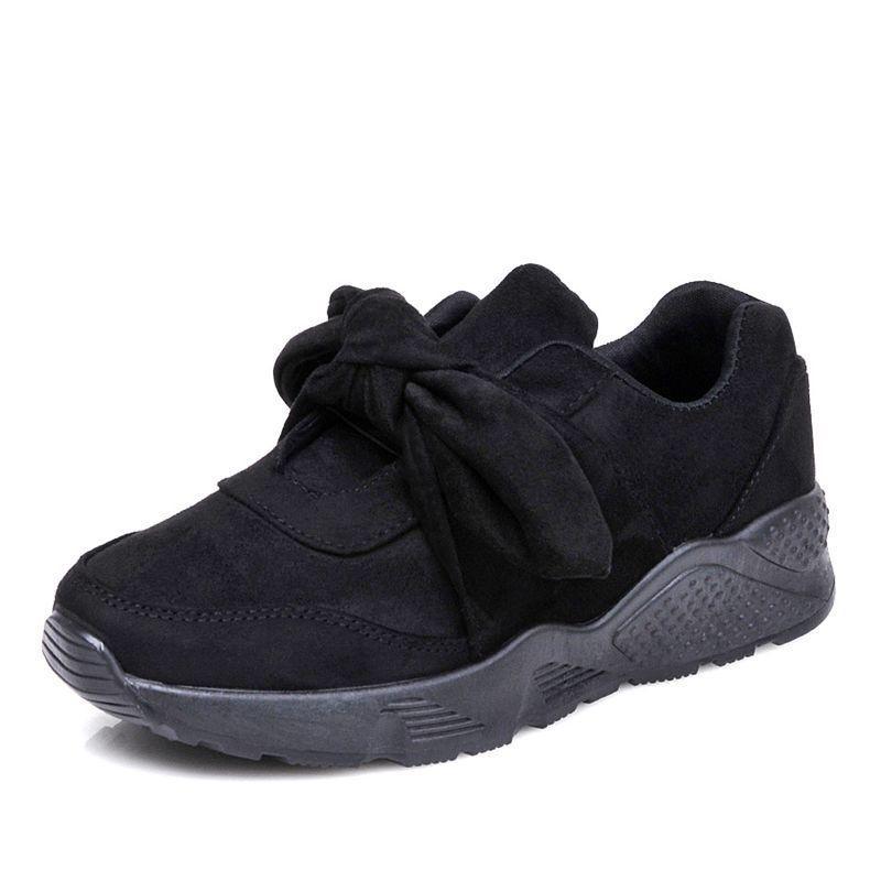 Woman Casual Shoes Bow Tie Ladies Flats For Women Silk Moccasins Sneakers