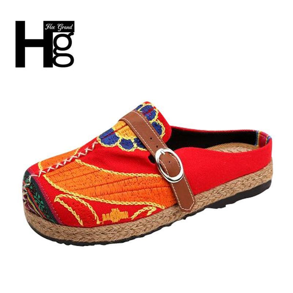 Chinese Style Traditional Women's Plus Size 36-40  Loafers