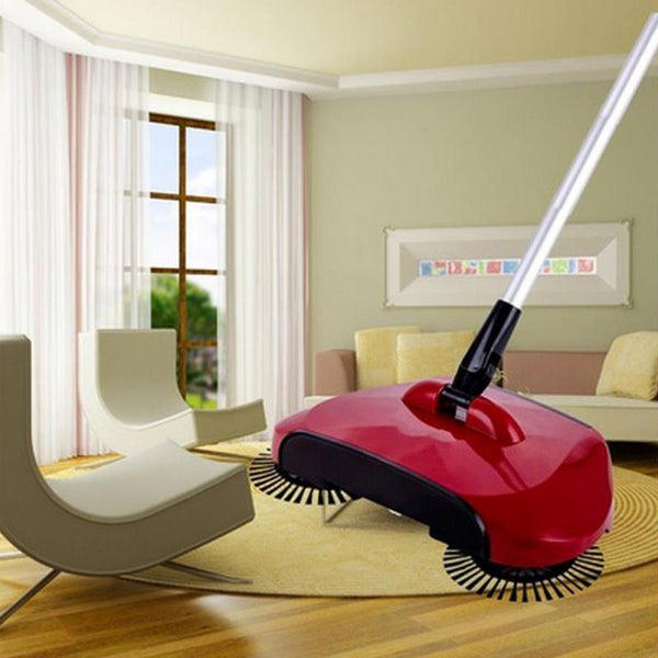 360° Broom Sweeper No Electricity or Batteries Needed