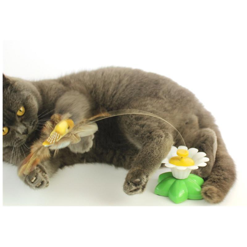 Electric Rotating Colorful Cats' Toy