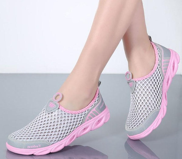 Women Loafers Breathable Fashion Mesh Shoes