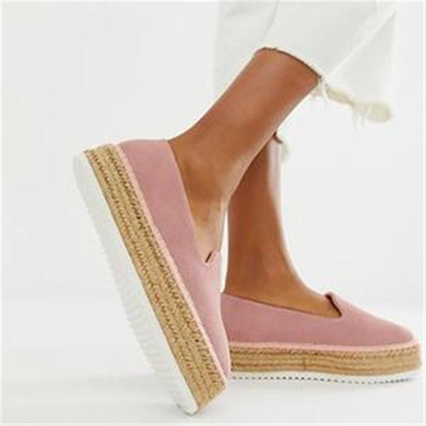 New Faux Suede Espadrilles Shoes  Casual Loafers