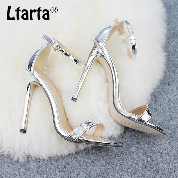 women's Shoes Sandals With Buckle High Heels