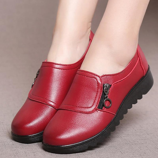 Loafers flats superstar shoes round toe solid shoes