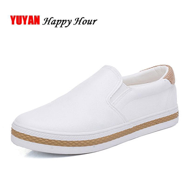 High Quality Soft Leather Shoes Women Flats Fashion Ladies Loafers