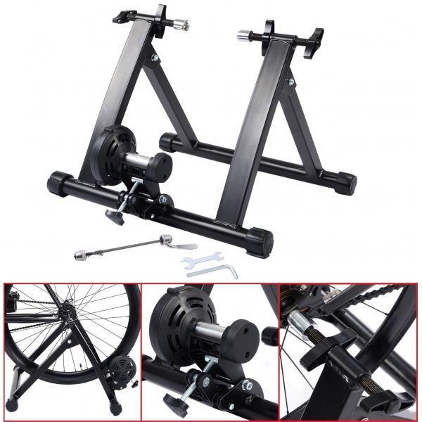 Magnetic Resistance Bicycle Practice Stand Iron Bike Trainer Stand