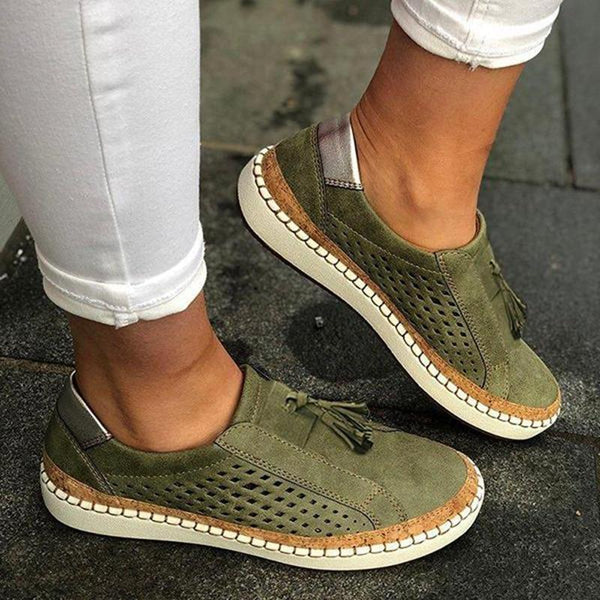 Casual Shoes Slip-On Sneaker Woman Ladies Comfortable Lady Loafers