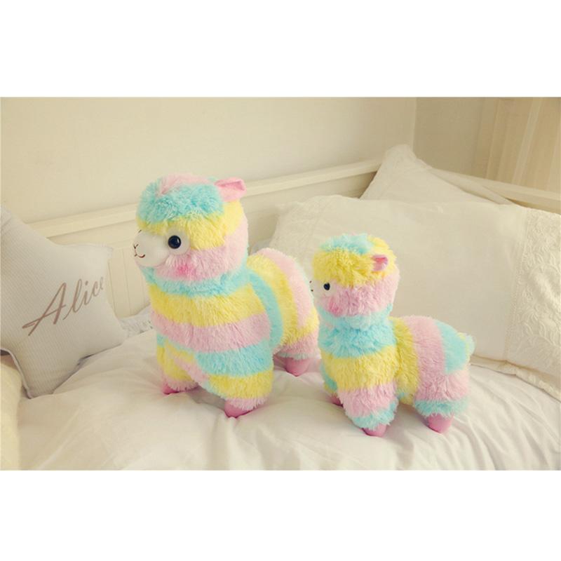 No.1 Llama Plush Toy Rainbow Alpaca Soft Cuddly Cotton Animal Christmas Gift