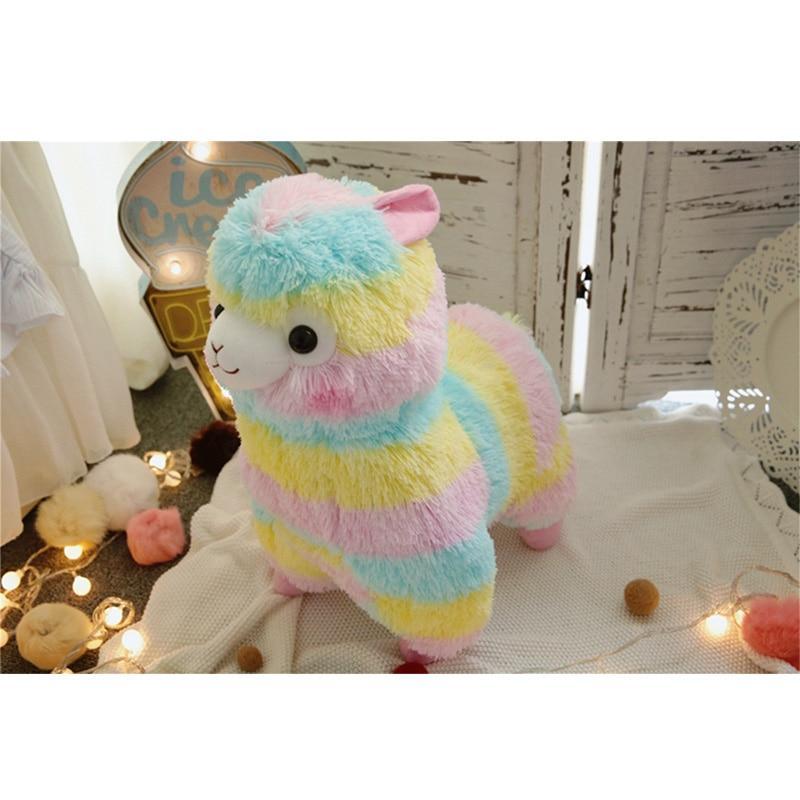 No.1 Llama Plush Toy Rainbow Alpaca Soft Cuddly Cotton Animal Christmas Gift