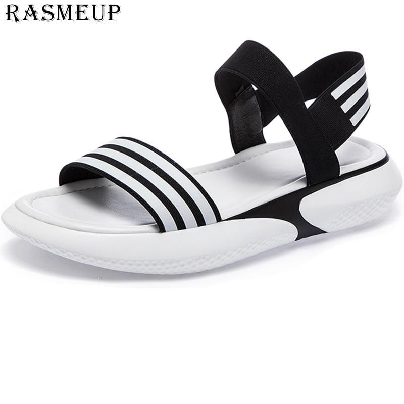 Women's Chunky Shoes Fashion Buckle Thick Soled Casual Woman Beach Sandal