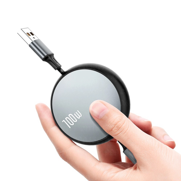 Retractable 100W 3in1 USB Charging Cable - Say Goodbye To Twisting, Too Short & Too Long