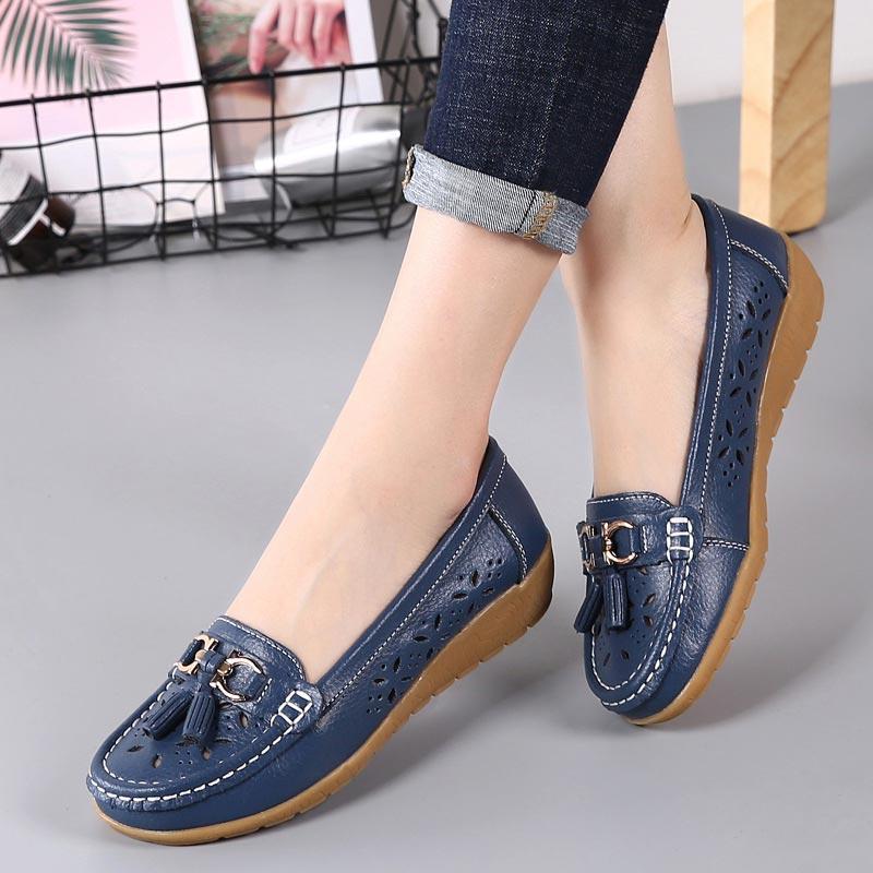 New solid casual shoes woman loafer sneakers women shoes