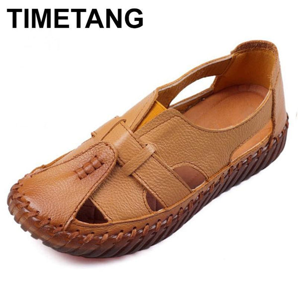 Women's Sandals  Genuine Leather Handmade Ladies Shoe