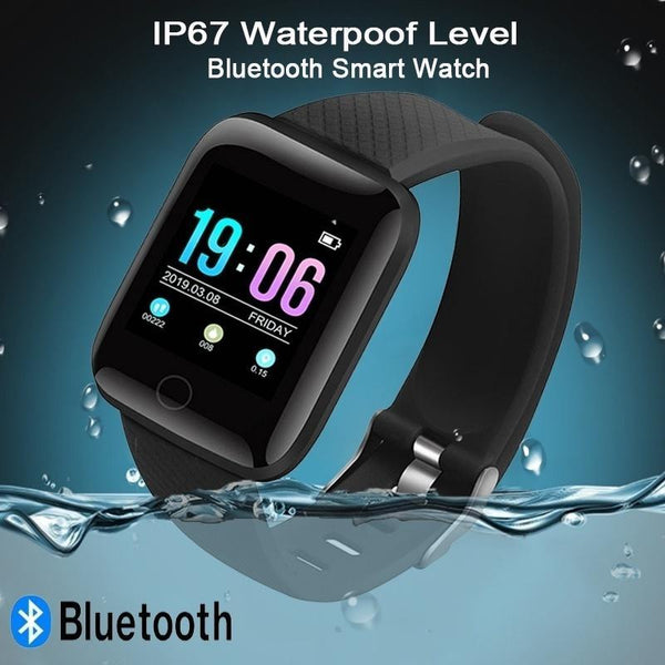 Waterproof Fitness Tracker Smart Watch Blood Pressure Measurement Bracelet Heart Rate Monitor Pedometer Smart Band Women Men