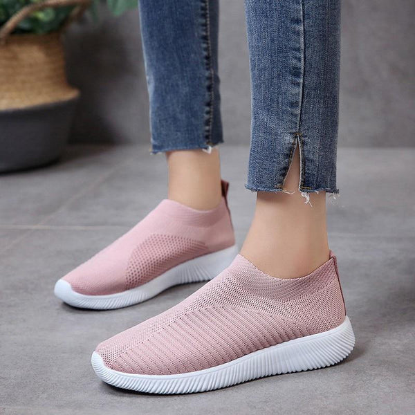 Women Flat Shoes Casual  Fashion Mesh Sneaker Flats Shoes