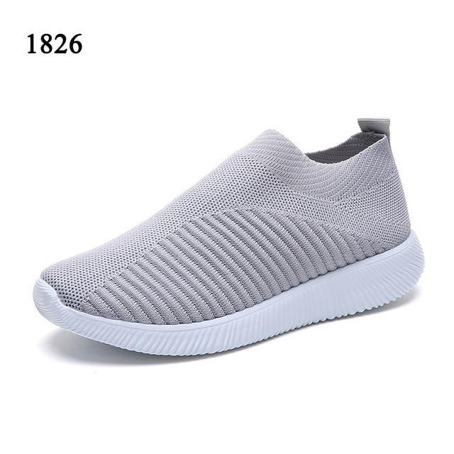 Women Flat Shoes Casual  Fashion Mesh Sneaker Flats Shoes