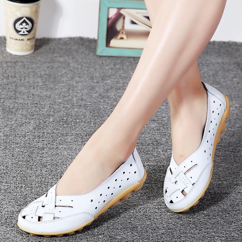 New Arrival Flat Shoes Women Hollow Loafer