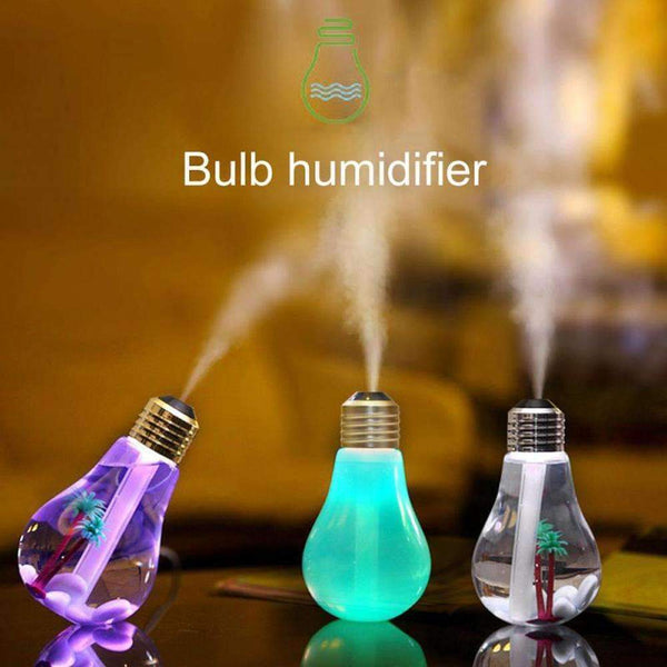 LED Portable Air Humidifier - Operation Moisturizer with 7 Color Changing