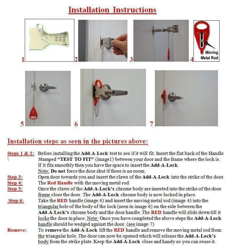 Portable Anti-intruder Lock