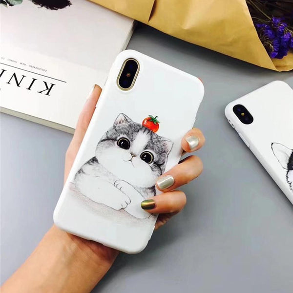 Silicon Phone Case iPhone - Color Print Cover Lovely Dog