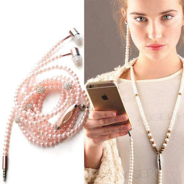Pearl Necklace Earphone - Find Your Beautiful Style Wherever You Want!