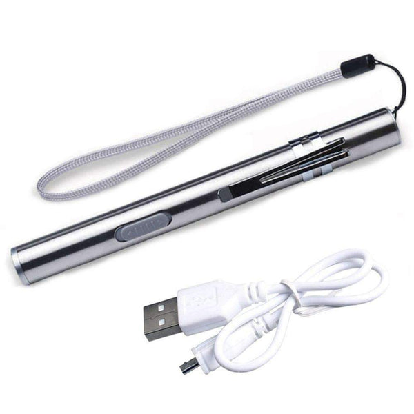 USB Flashlight Powerful Rechargeable - Aluminium Alloy Waterproof LED