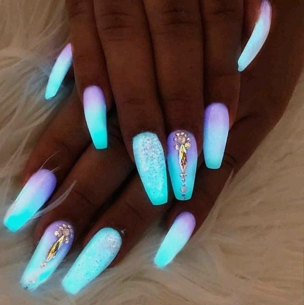 Glowing Nail Pigments