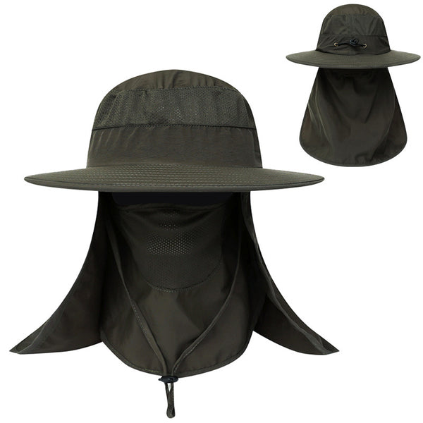 Outdoor Neck & Face Sun Protection Wide Brim Hat