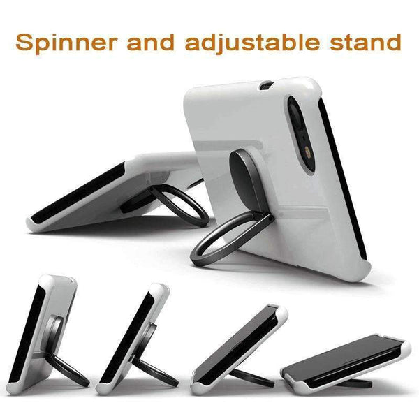 360 Degree Rotation Ring Stand Phone Holder -  Spinner and Adjustable Phone Stand