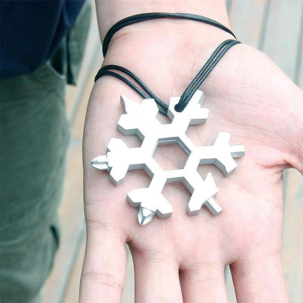 18-in-1 stainless steel snowflakes multi-tool