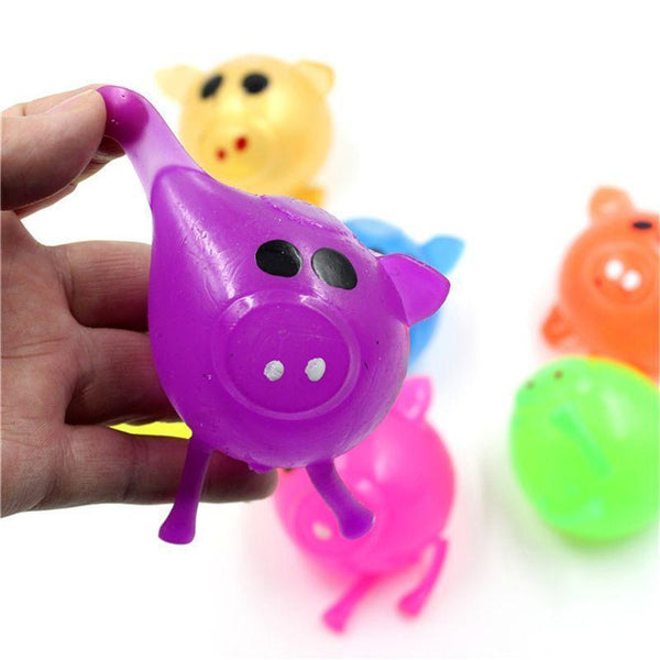 Shape Memory Pig Splat Toy
