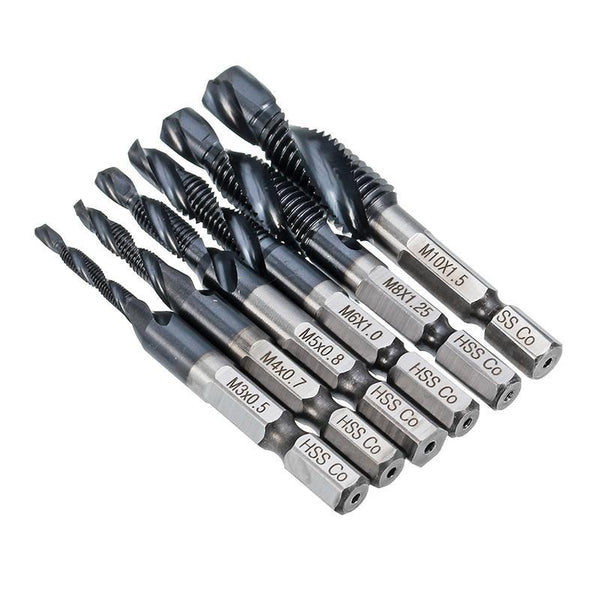 Combination Drill Tap Bit Set