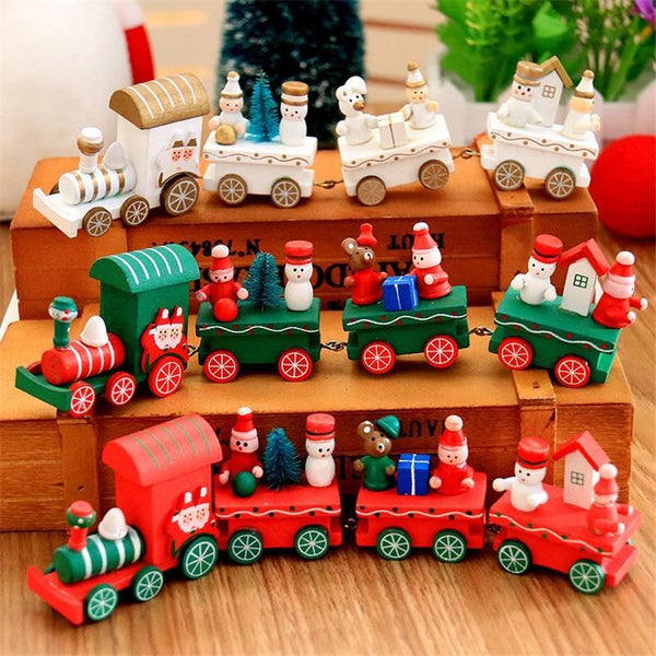 Wood Christmas Train