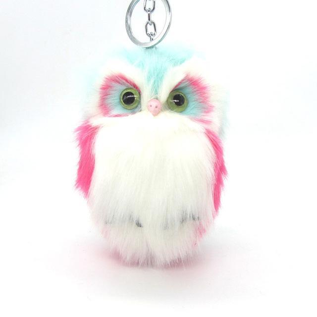 Fluffy Owl KeyChain