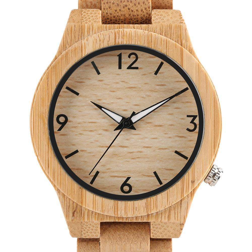 High Quality Natural Bamboo Wood Watch