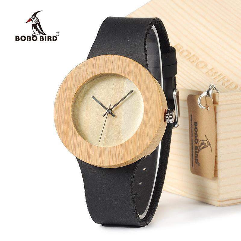 BOBO BIRD Women's Vintage Design Brand Luxury Wooden Bamboo Watches