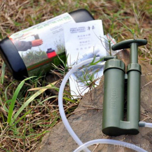 Army Green Portable Water Filter