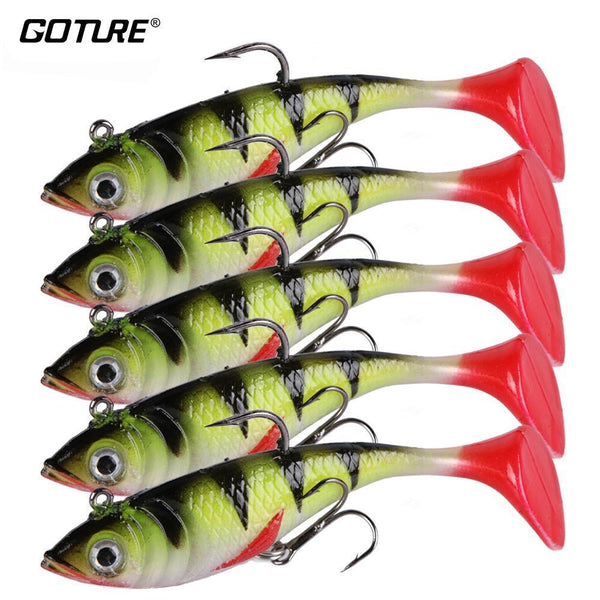 5pc Soft Lure Artificial Bait