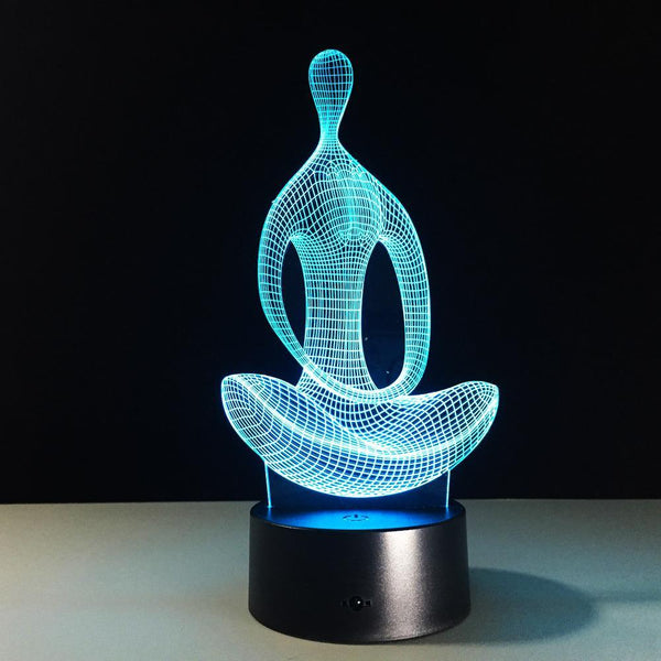 Yoga 3D LED 7 Color Lamp