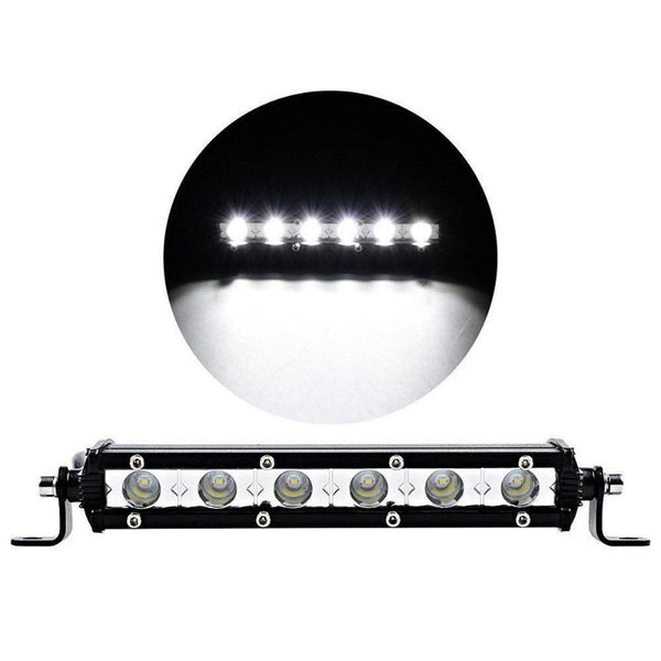 6 inch 24W Single row LED Light Bar Waterproof Offroad Cars