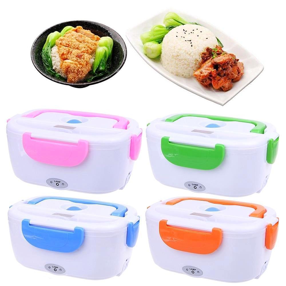 Electric Heated Lunch Box Portable Food Warmer Meal Container