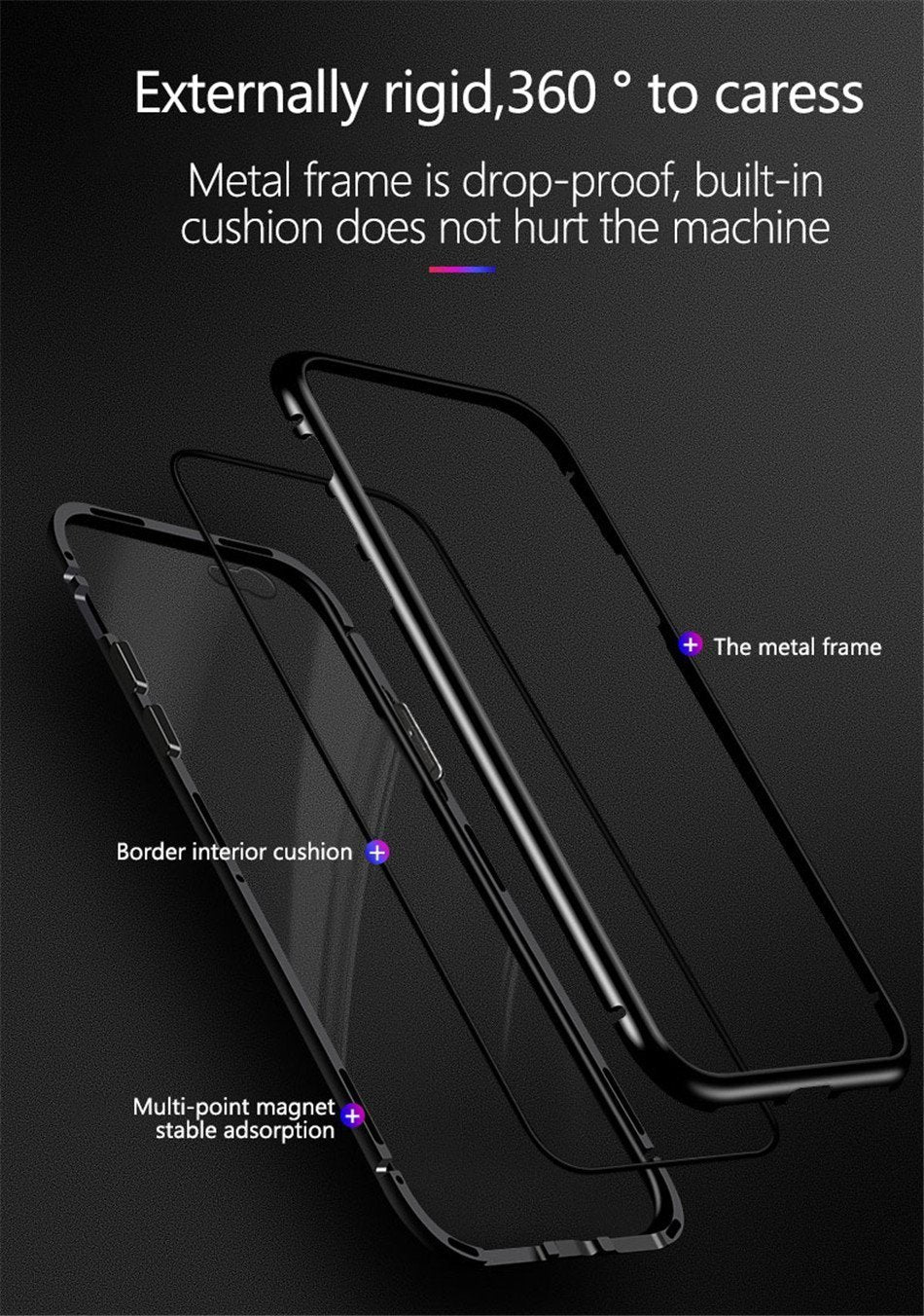 Magnetic iPhone and Samsung Case