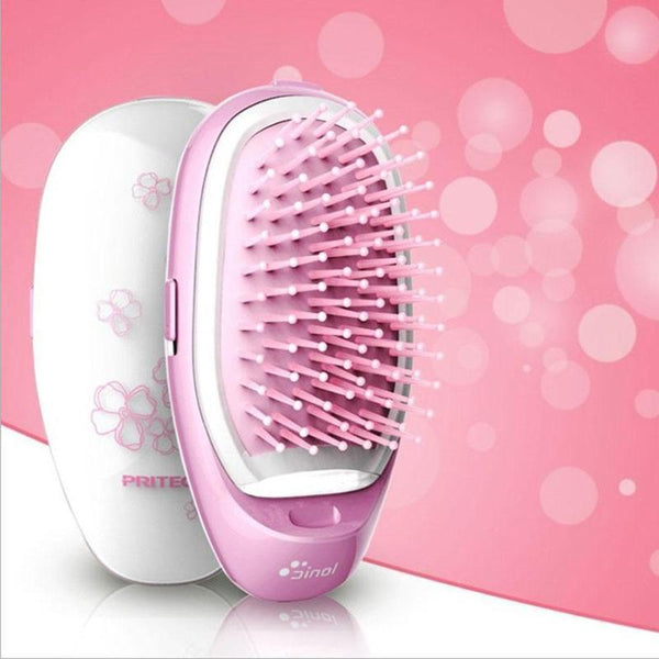 Portable Electric Ionic™ Hairbrush Ion Comb