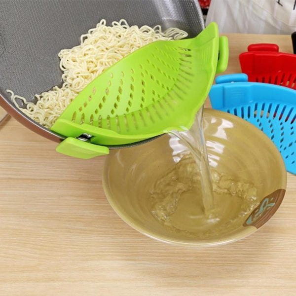 Strainer Clip Anti-Spill Colander