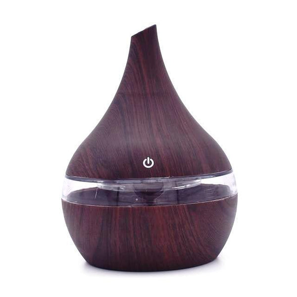 Wood Grain Electric Air Humidifier Ultrasonic Essential Oil Diffuser