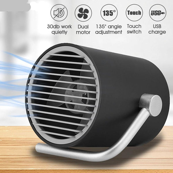 5 Blades 2 Speeds Portable Personal Table Fan