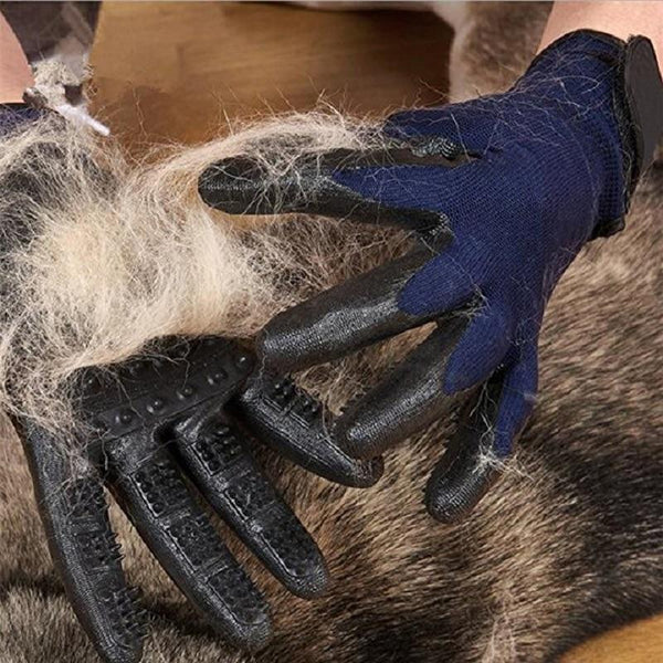 Hirundo Pet Grooming Massage Gloves / Hair Remover Tool (1 pair)