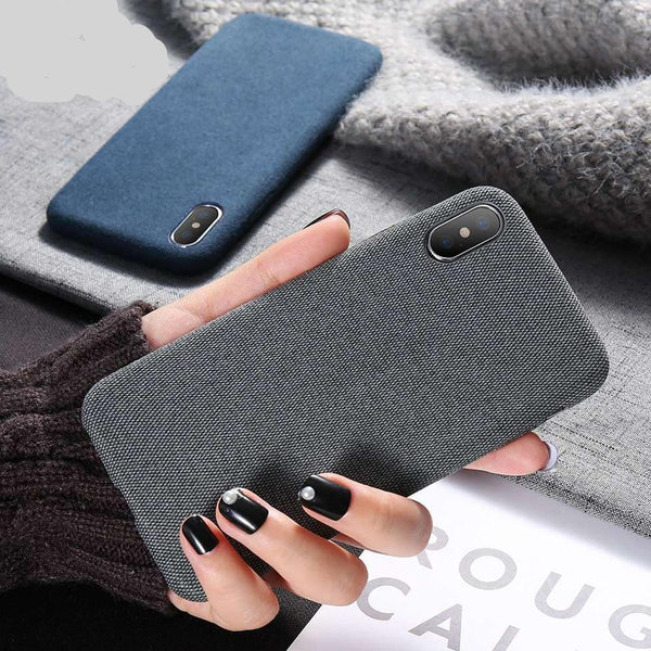 Luxury Cloth Case For iPhone